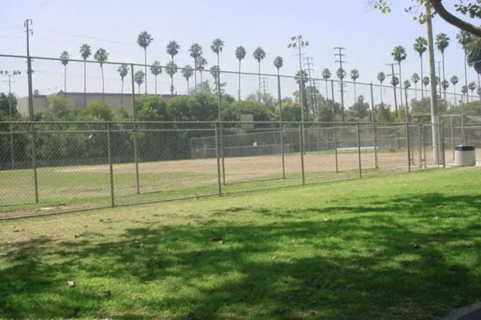 Baseball field at Edward Vincent Park in Inglewood, California
